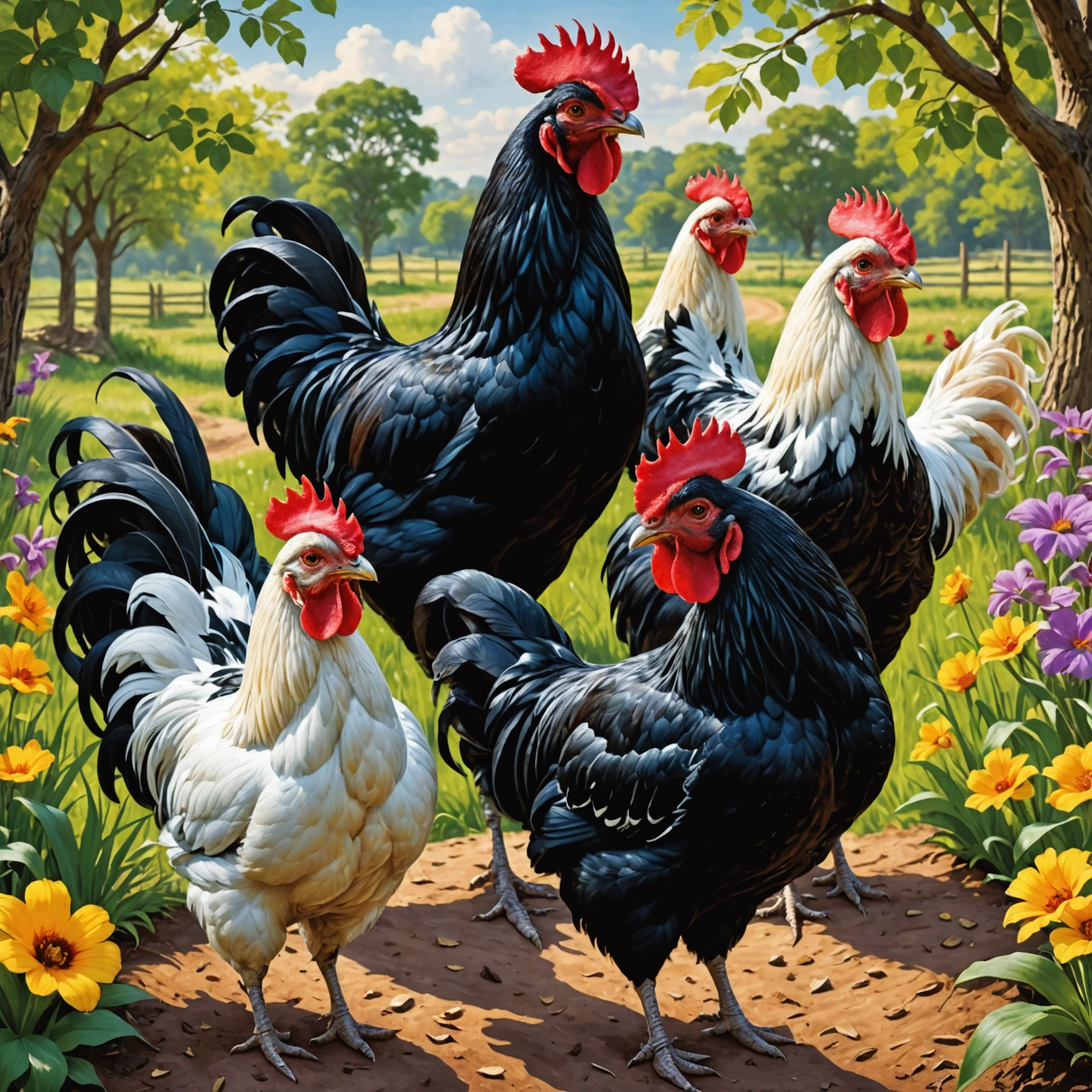 Самые красивые куры: Аям цемани и брама — уникальные породы, покоряющие сердца