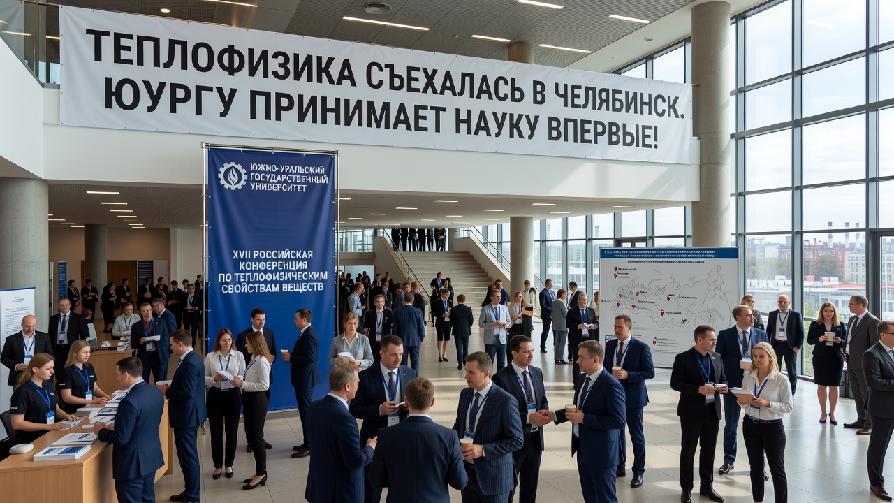 Теплофизика съехалась в Челябинск. ЮУрГУ принимает науку впервые!