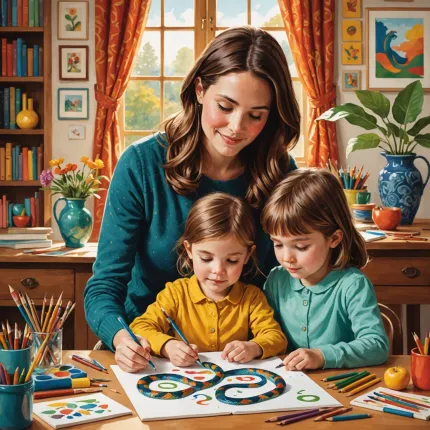 Искусство рисования: путь к творчеству и радости для всей семьи